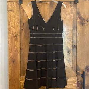 Black and nude dress